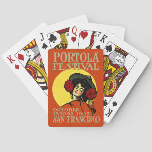 1909 San Francisco Portola Festival Poker Cards
