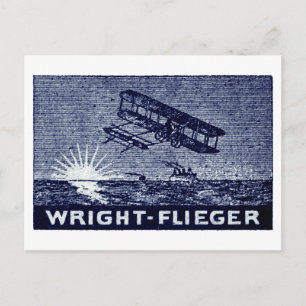 1909 Wright Brothers Aircraft Postcard