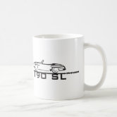 Vintage Mercedes Benz Advertising Poster Mug