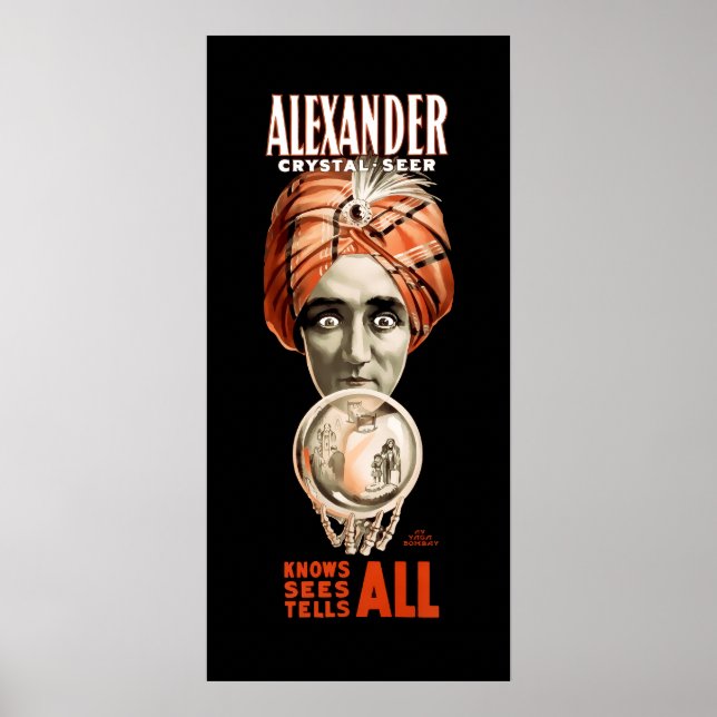 1910 ALEXANDER the SEER Poster (Front)