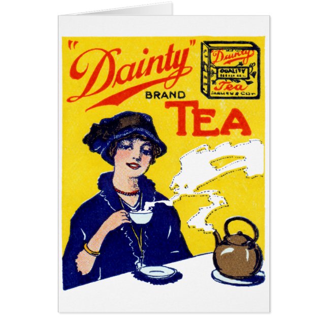 1910 Dainty Tea Cards (Front)