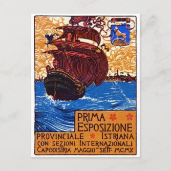 1910 Istrian Expo Poster Postcard by historicimage at Zazzle