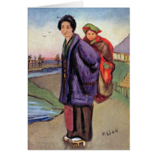~1910 JAPAN ~ Sunrise in Japan ~ Cards