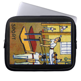 1910 Men's Gymnastics Laptop Sleeve