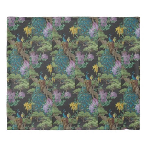 1910 Vintage Wallpaper The Cedar Tree Duvet Cover