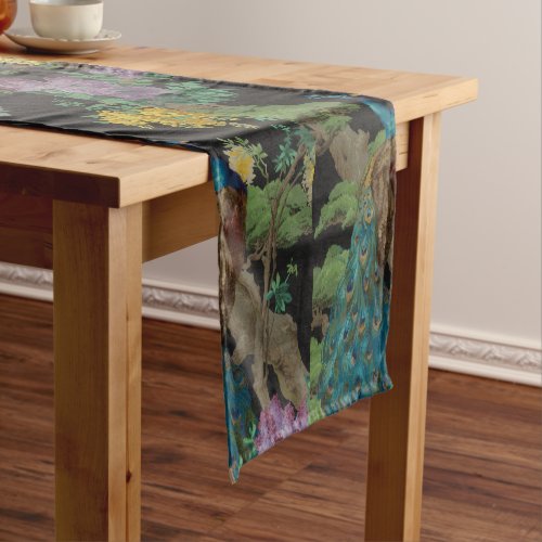 1910 Vintage Wallpaper The Cedar Tree Short Table Runner