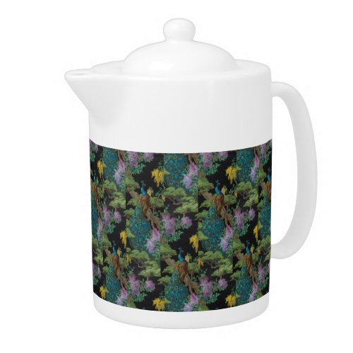 1910 Vintage Wallpaper The Cedar Tree Teapot