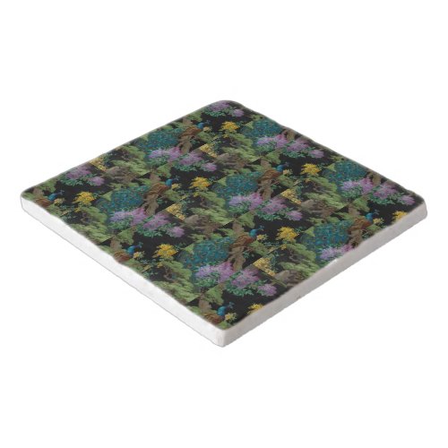 1910 Vintage Wallpaper The Cedar Tree Trivet