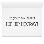 1910'S CROWD CHEERING PHOTO HIP HIP HOORAY! (Inside Horizontal (Bottom))