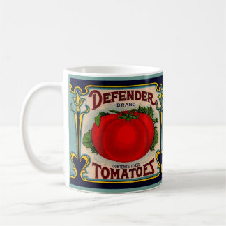 1910s Defender brand tomatoes label Coffee Mug