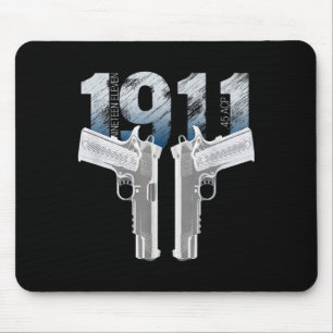 1911 Handgun Pro Gun 2nd Amendment Gift Mouse Pad