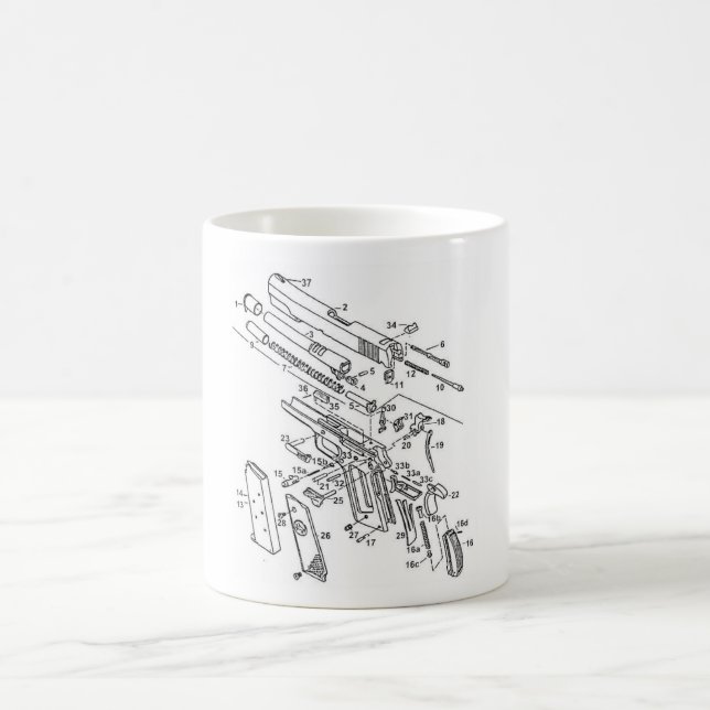 1911 parts coffee mug (Center)