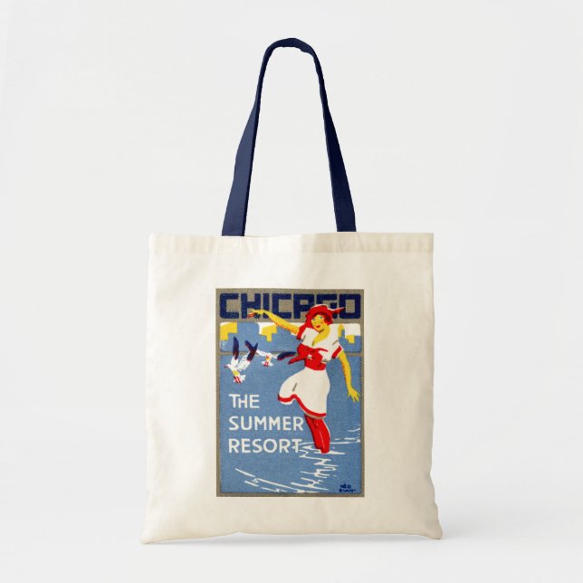 1912 Chicago, The Summer Resort Tote Bag (Front)