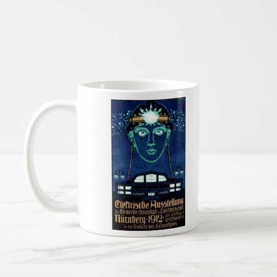 1912 Electricity Expo Poster Coffee Mug