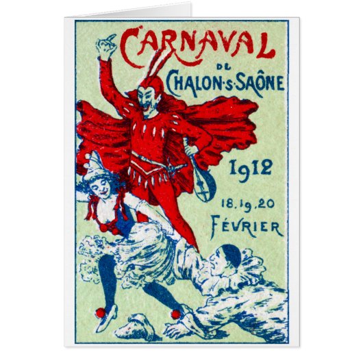 1912 French Carnaval Cards (Front)