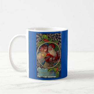 1912 Santa Claus and star angel Coffee Mug