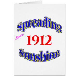 1912 Spreading Sunshine Cards