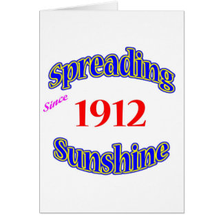 1912 Spreading Sunshine Cards