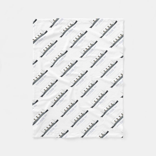 1912 Titanic 1 Fleece Blanket (Front)