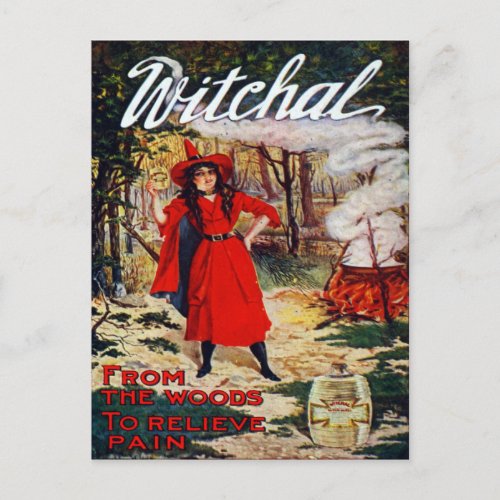 1912 Witchal Witch Postcard