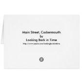 1913 Cockermouth Cards (Back Horizontal)