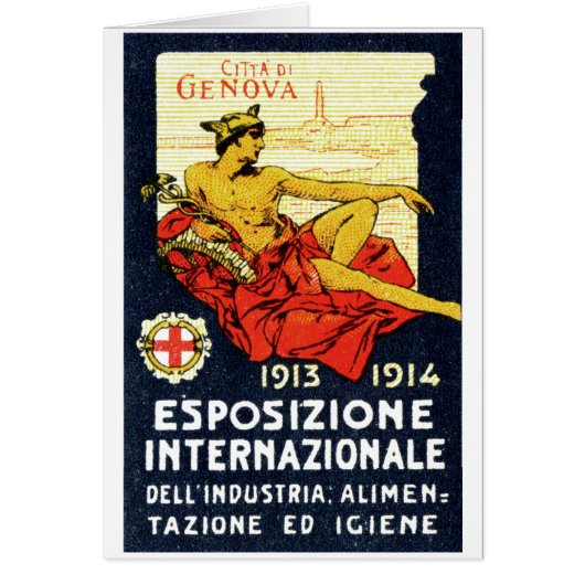 1913 Genova Expo Poster Cards (Front)
