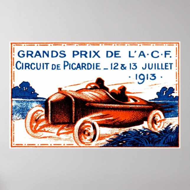 1913 Grand Prix Poster (Front)
