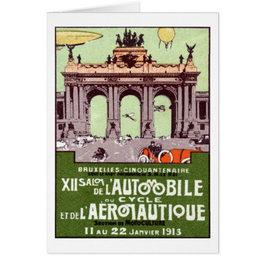 1913 Transportation Expo Poster Cards (Front)