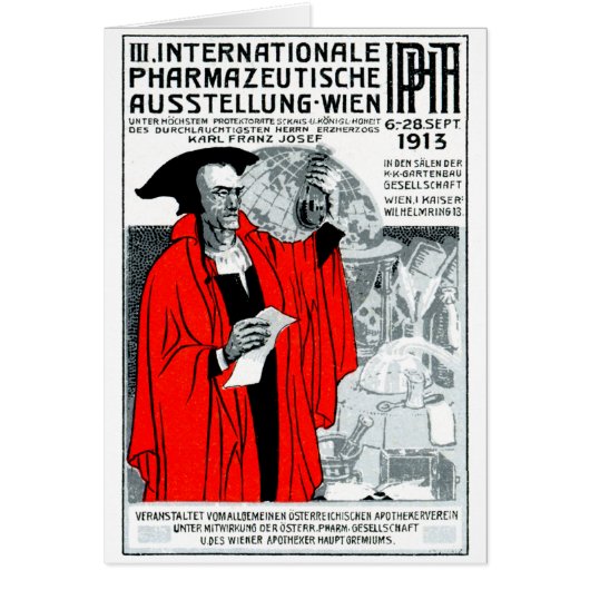 1913 Vienna Pharmacy Poster Cards (Front)