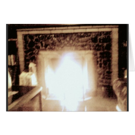 1914 Fireplace Warms You This Winter Cards (Front Horizontal)