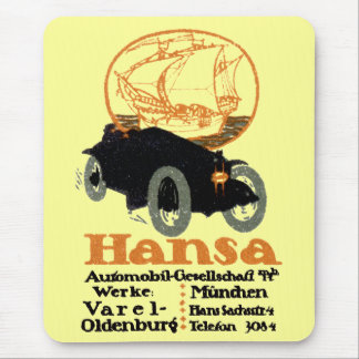 1914 Hansa Automobile Mouse Pad