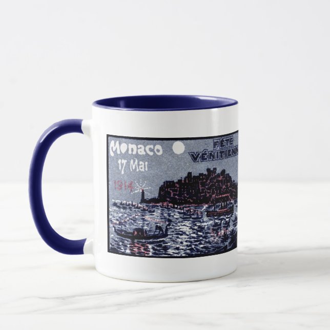 1914 Venetian Festival of Monaco Mug (Left)