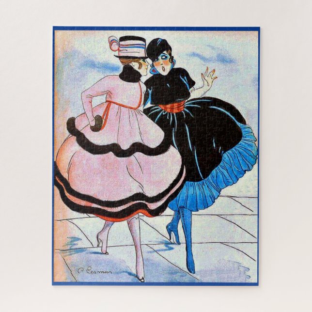 1915 Annie and Susie Jigsaw Puzzle (Vertical)