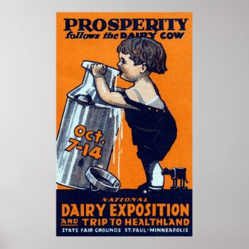 1915 Dairy Exposition Poster by historicimage at Zazzle