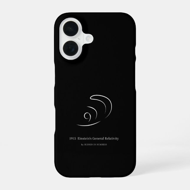 1915 Einstein's General Relativity  Iphone Case (Back)
