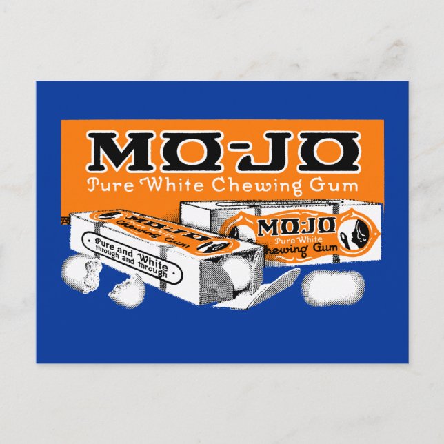 1915 Mo-Jo Chewing Gum Postcard (Front)