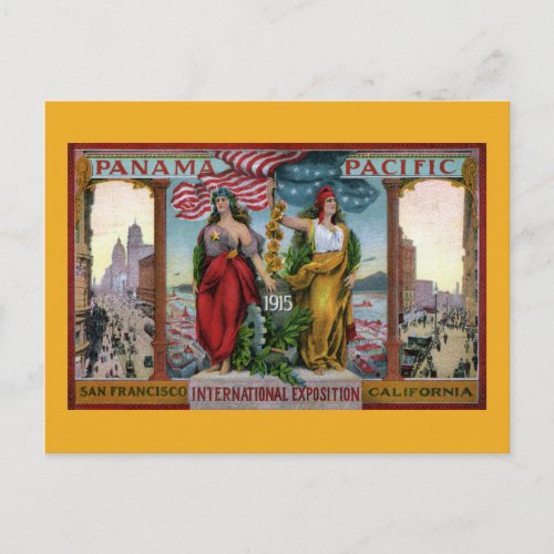 1915 Panama Pacific International Exposition Postcard