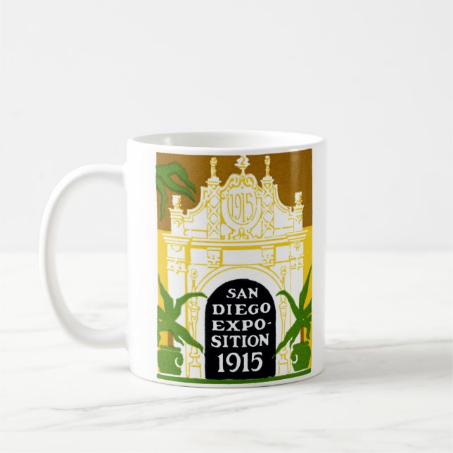 1915 San Diego Exposition Coffee Mug (Left)