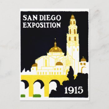 1915 San Diego Exposition Postcard by historicimage at Zazzle