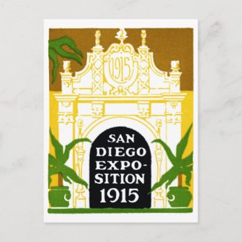 1915 San Diego Exposition Postcard by historicimage at Zazzle