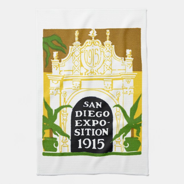 1915 San Diego Exposition Towel (Vertical)