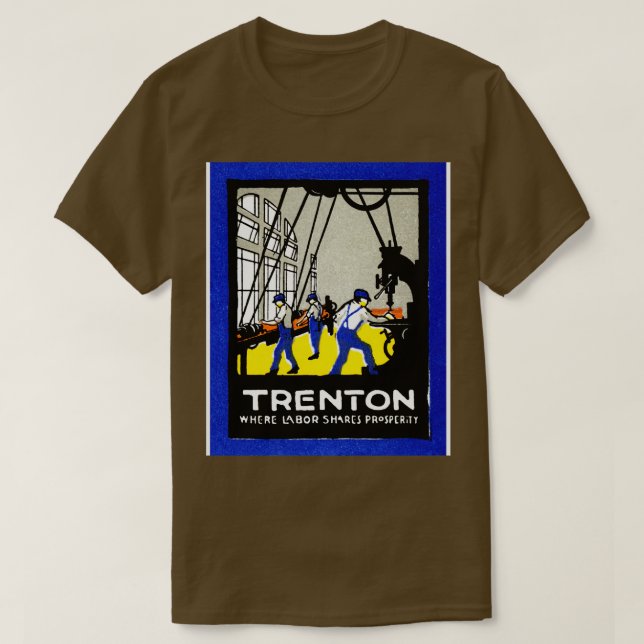 1915 Trenton New Jersey T-Shirt (Design Front)