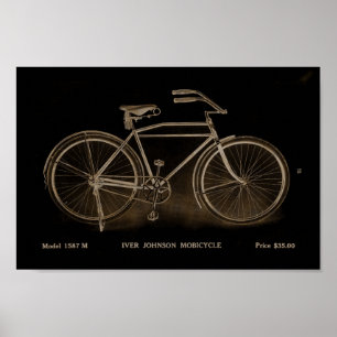 1915 Vintage Mobicycle Bicycle Ad Art Poster