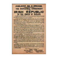 1916 Irish Proclamation (Original Copy)