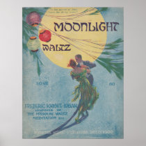 1916 Moonlight Waltz Sheet Music Cover