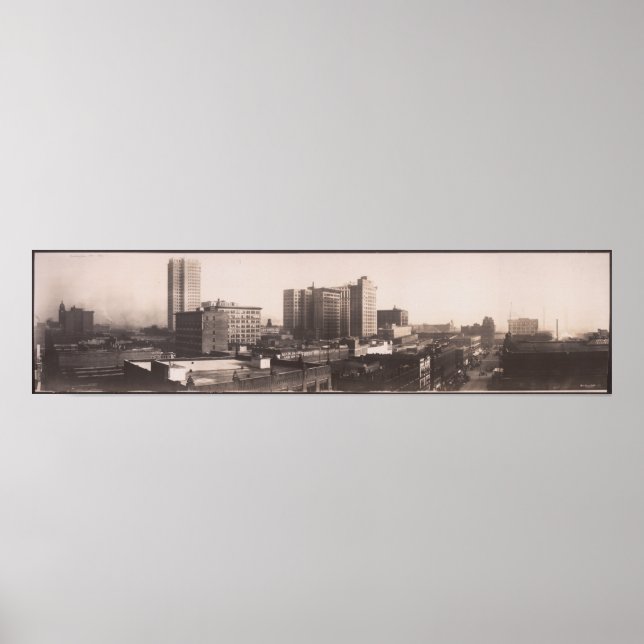 1916 Panoramic View, Birmingham AL Yard Long Photo Poster (Front)