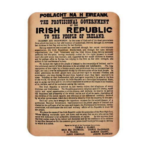 1916 Proclamation Magnet