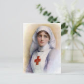 1916 Vintage Reproduction Nurse Postcard (Standing Front)