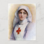 1916 Vintage Reproduction Nurse Postcard at Zazzle