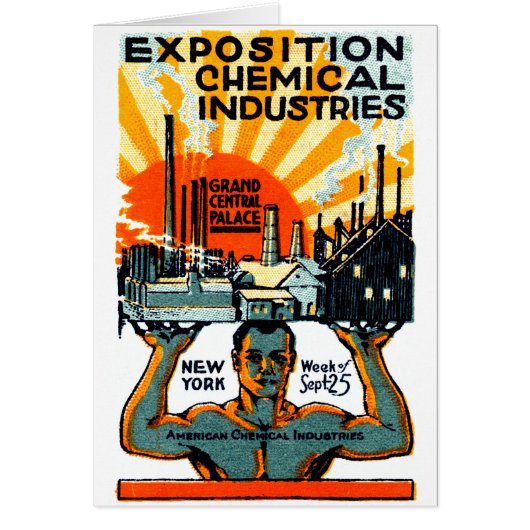 1917 Chemical Exposition Poster Cards (Front)